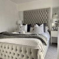 Arianna Chesterfield Fabric Upholstered Bed | Bed Universe