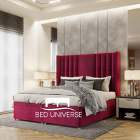 Sandy Winged Divan Ottoman Storage Bed