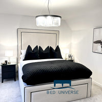 Rixos Tall Headboard Piped Bed Frame