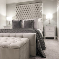 Ambrose Chesterfield Fabric Bed | Bed Universe