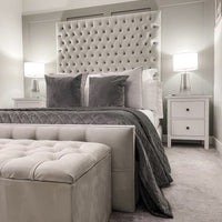 Ambrose Chesterfield Fabric Bed | Bed Universe