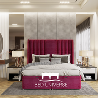 Sandy Winged Divan Ottoman Storage Bed