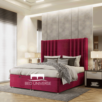 Sandy Winged Divan Ottoman Storage Bed