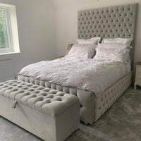 Arianna Chesterfield Fabric Upholstered Bed | Bed Universe