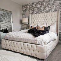 Zeus Wings Wingback Bed | Bed Universe