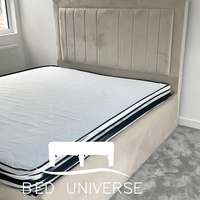 Bellagio Panel Strip Line Fabric Bed