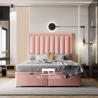 Joanne Stripe Panel Linear Divan Ottoman Bed