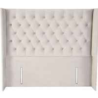 Winged Chesterfield Floorstanding Headboard