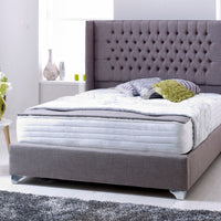 Colorado Silver Chenille Winged Bed