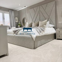 Aurora Deluxe Tall Headboard Border Bed Frame