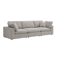 Lutyens Taupe Boucle Modular Sofa, 3-Piece