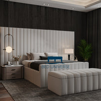 Geneva High & Wide Headboard Bed Frame