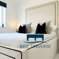 Rixos Tall Headboard Piped Bed Frame