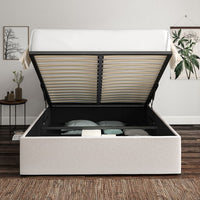 Dakota Tall Headboard Black Plush Sides Bed Frame