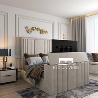 Copenhagen Upholstered TV Optional Ottoman Bed Frame