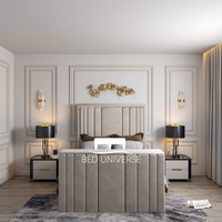 Copenhagen Upholstered TV Optional Ottoman Bed Frame