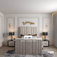 Copenhagen Upholstered TV Optional Ottoman Bed Frame