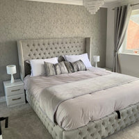 Zeus Wings Wingback Bed | Bed Universe