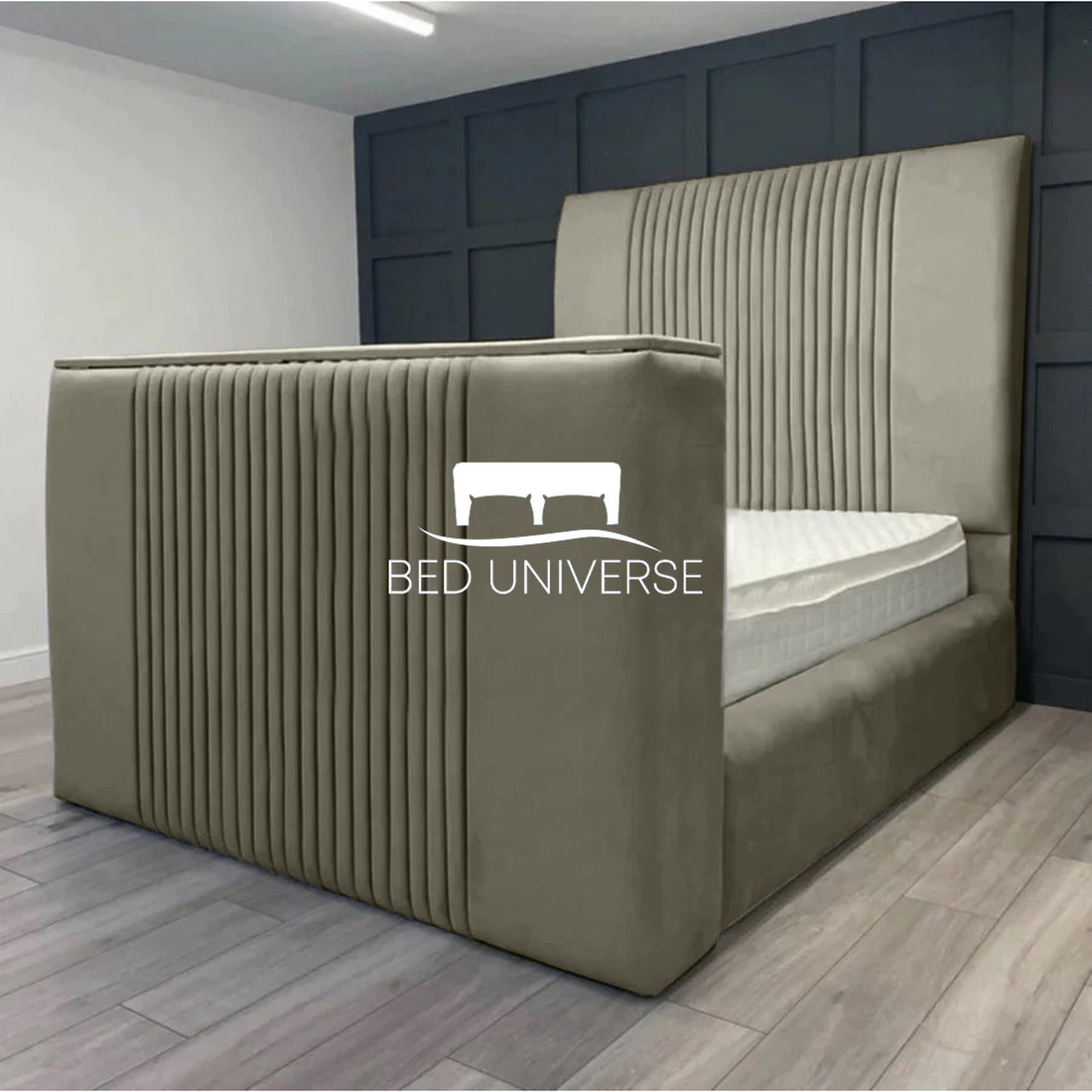 Dorchester Upholstered TV Optional Ottoman Bed Frame