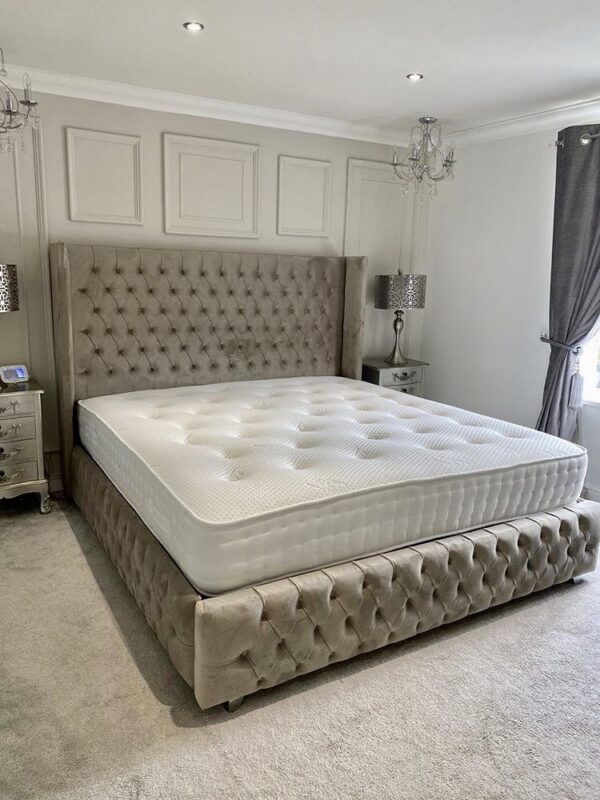 Zeus Wings Wingback Bed | Bed Universe