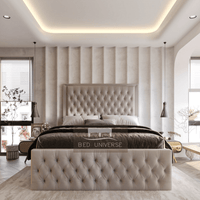 Estelle Chesterfield Ambassador Bed Frame, Chesterfield Bed, New Bed, Fabric Bed, 