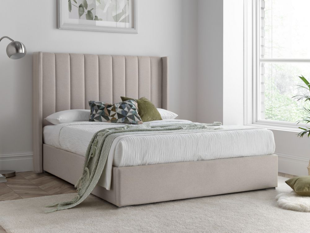 Maya Winged Optional Ottoman Storage Bed