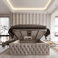 Estelle Chesterfield Ambassador Bed Frame, Chesterfield Bed, New Bed, Fabric Bed, 