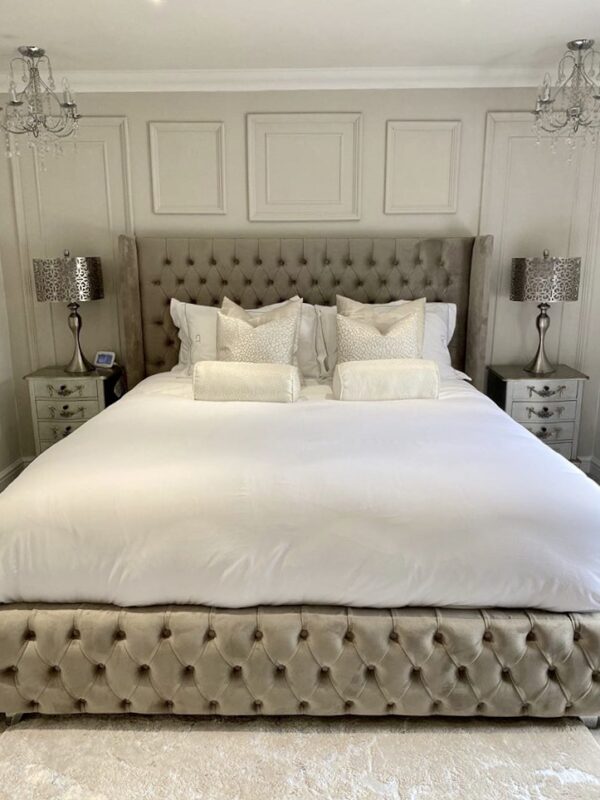 Zeus Wings Wingback Bed | Bed Universe
