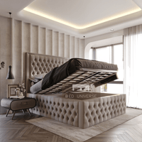 Estelle Chesterfield Ambassador Bed Frame, Chesterfield Bed, New Bed, Fabric Bed, 