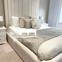 Bellagio Panel Strip Line Fabric Bed