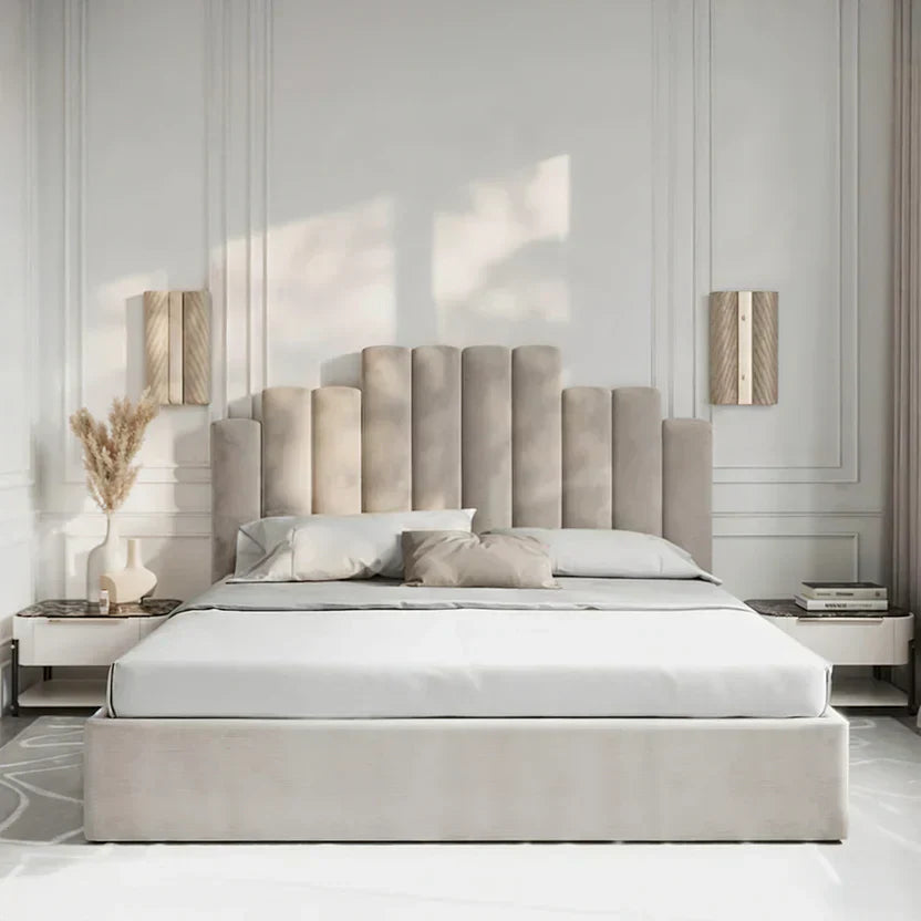 Gatsby Step bed With Optional Ottoman Gas Lift Storage