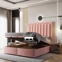 Joanne Stripe Panel Linear Divan Ottoman Bed