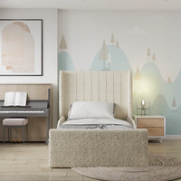 Aqua Lines Winged Kids Bed