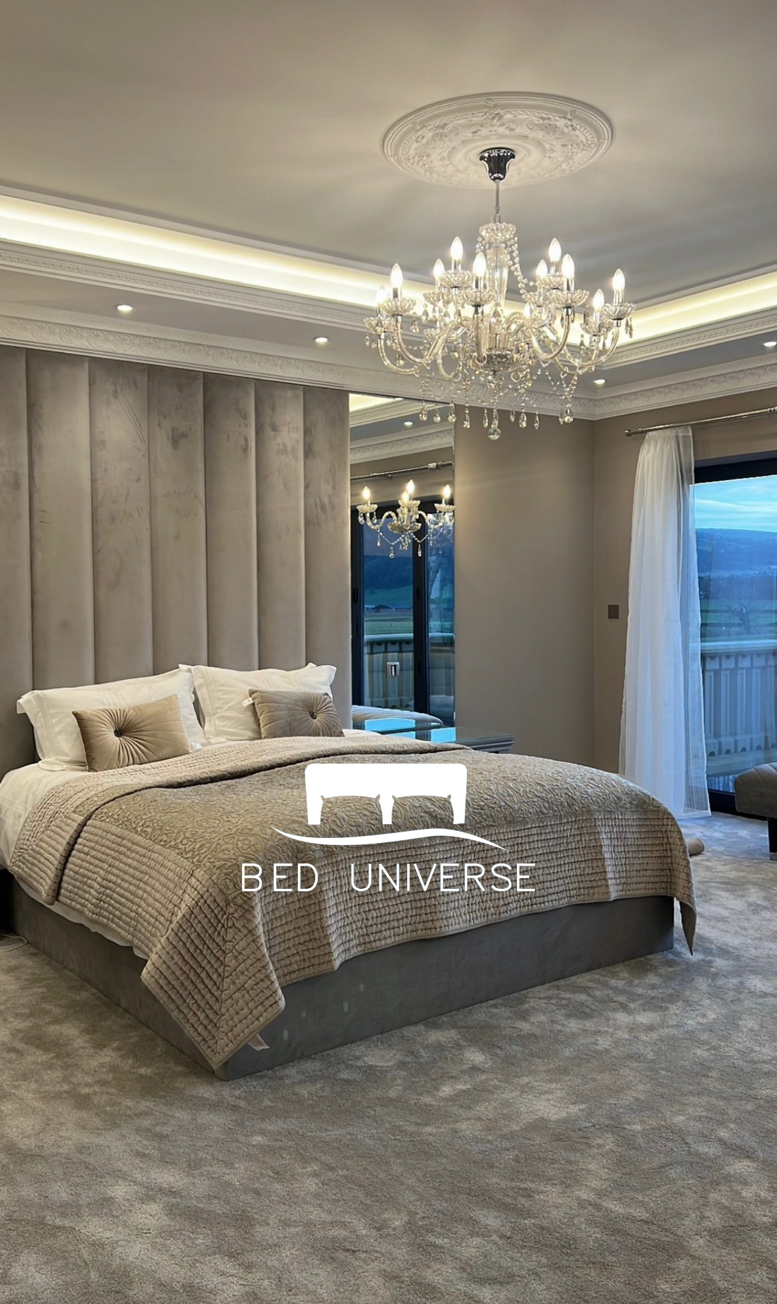 Arizona Linear Panel Bed Frame