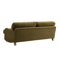 Daphnis Fudge Velvet Sofa Bed Large 3-Seater
