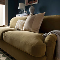 Daphnis Fudge Velvet Sofa Bed Large 3-Seater