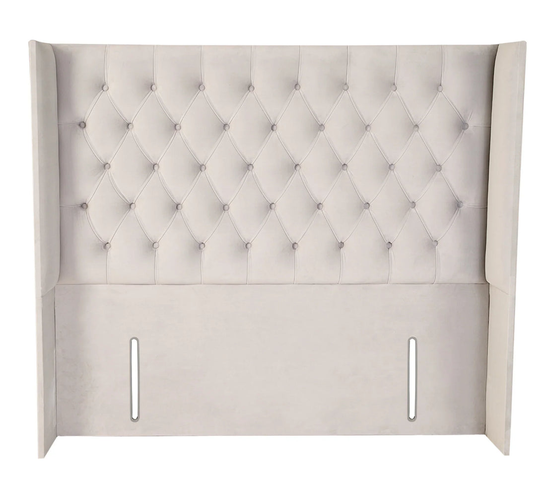 Winged Chesterfield Floorstanding Headboard