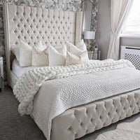 Zeus Wings Wingback Bed | Bed Universe