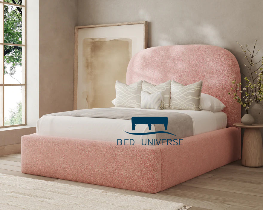 Alma Boucle Optional Ottoman Storage Bed