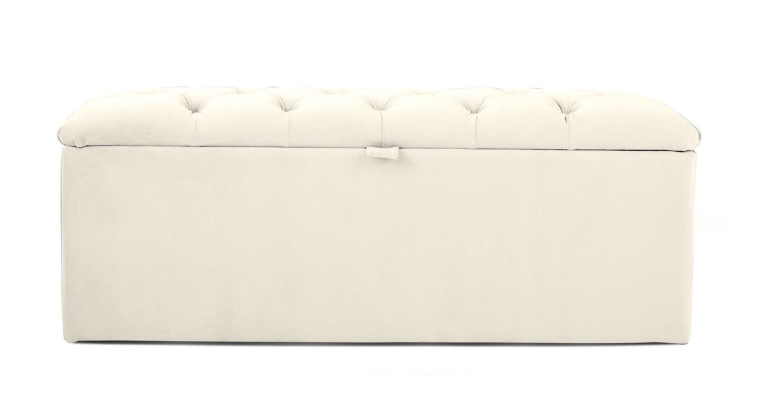 Colorado Soft Grey Naple Chesterfield Sleigh Scroll Bed Frame