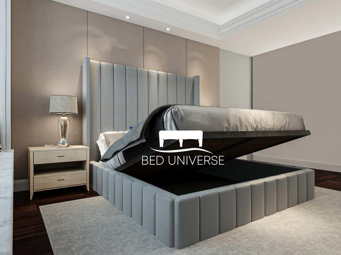 Empire Bed Frame with Optional Ottoman Storage