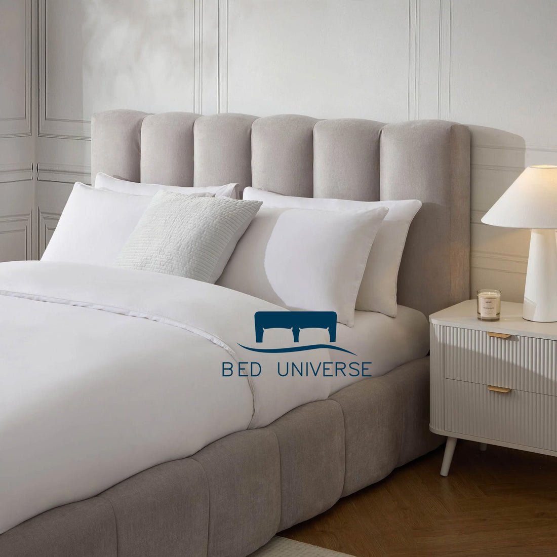 Cheshire Boucle Optional Ottoman Storage Bed