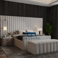 Geneva High & Wide Headboard Bed Frame